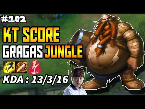 KT Score Gragas vs Tristana Jungle - Korea Challenger S8