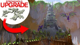 Upgrading Minecraft's Stronghold To This EPIC Evil Underground Fortress!