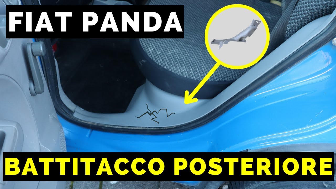 Sostituzione del BATTITACCO Posteriore nella Fiat Panda 169