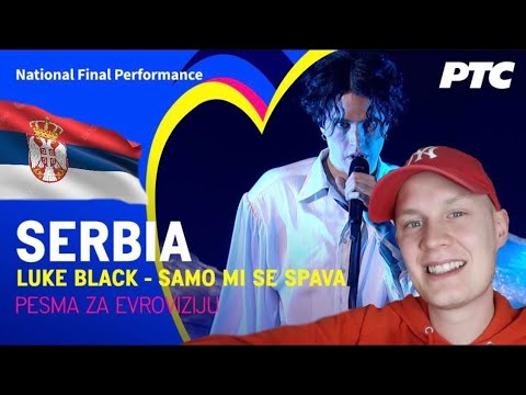 SWEDISH GUY REACTS TO LUKE BLACK - "SAMO MI SE SPAVA" ⎮ EUROVISION SONG CONTEST 2023 SERBIA 🇷🇸