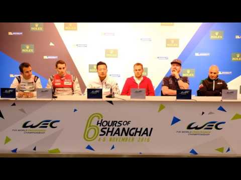 2016 6 Hours of Shanghai - Pre-Event Press Conference