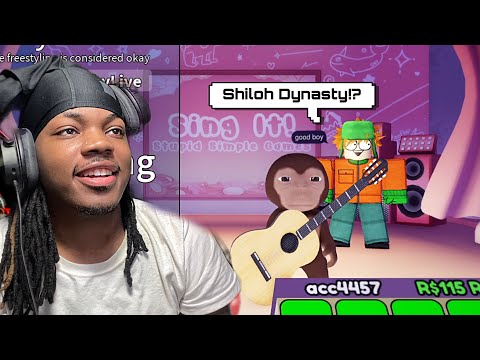 Singing SHILOH DYNASTY Only on Sing It! (Roblox Karaoke) *im unstopable*