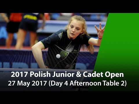 2017 ITTF Polish Junior & Cadet Open - Day 4 (Afternoon) Table 2