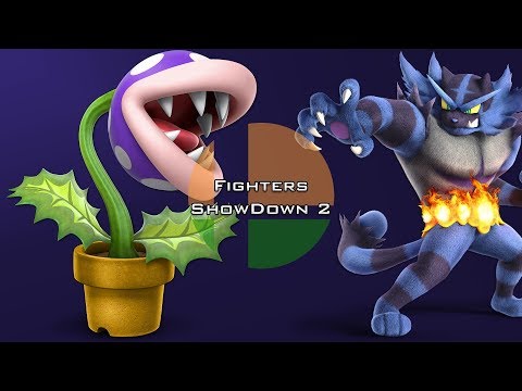 SirCerMax (Piranha Plant) vs Dooby (Incineroar) - Fighters ShowDown 2