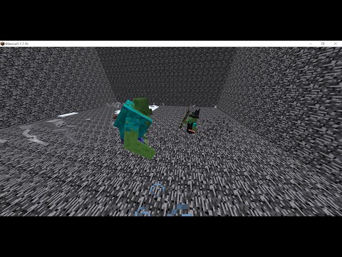Minecraft Mob Battles- Mutant zombie vs Lich, Mutant skeleton