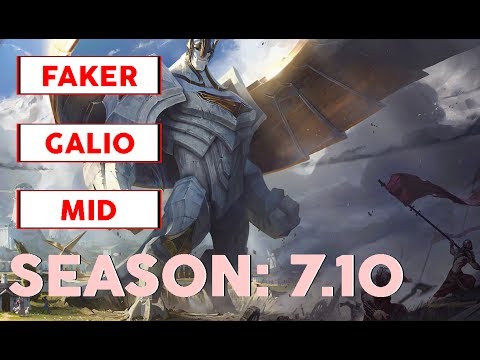 SKT T1 Faker Galio Mid vs Viktor Challenger Korean Pro Replay