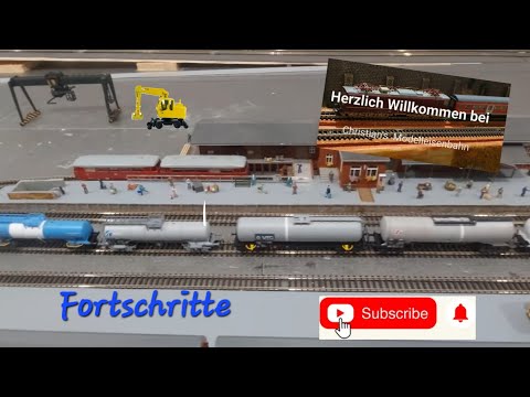 Modelleisenbahn Spur TT 1:120 " Fortschritte" #modelleisenbahn #modelbahn #tillig #bttb #tt 