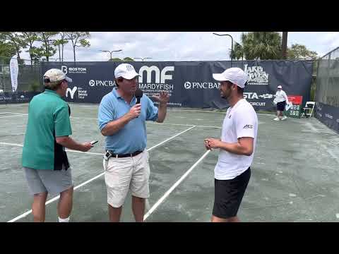 Dan Martin Interview At Mardy Fish USTA Futures In Vero Beach