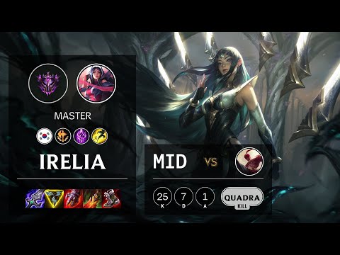 Irelia Mid vs Lee Sin - KR Master Patch 11.15