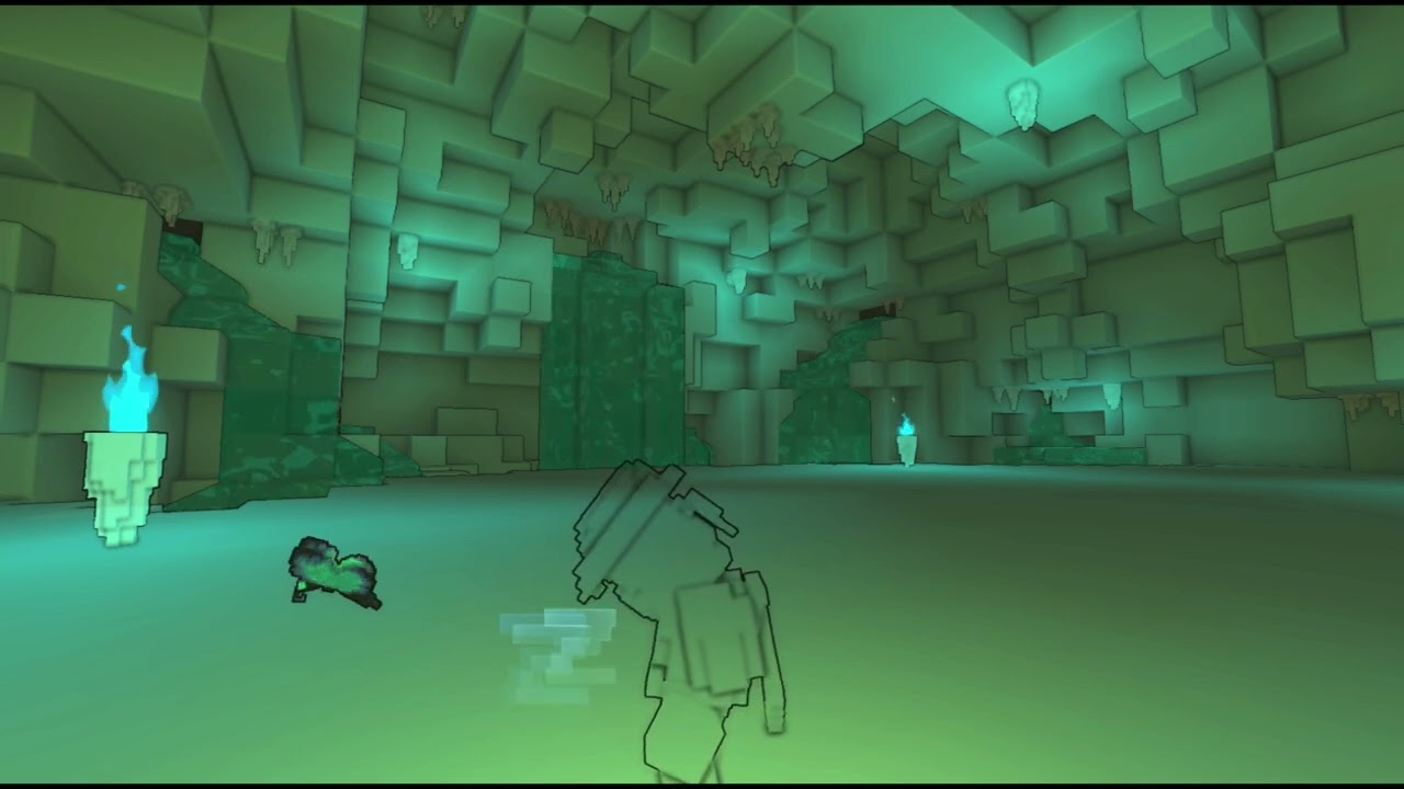 Trove Ice Cave Screensaver download with youtube premium
