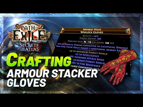 PoE 3.26 - Crafting Endgame Armour Stacker Gloves