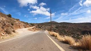 Elounda 1st ride descending a gorge on very smooth roads