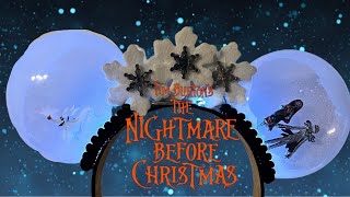 EASY DIY Snow Globe Light Up Mickey Ears | Nightmare Before Christmas Mickey Ear Tutorial