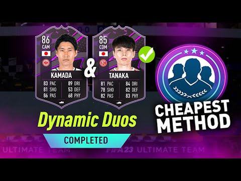 86 Dynamic Duos Kamada & Tanaka SBC! (Cheapest Method) - #FIFA2​3