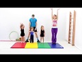 Preschool Gymnastics Jump And Roll