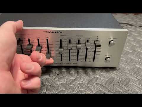 Realistic 31-1988 Stereo Frequency Equalizer Professionally serviced image 13
