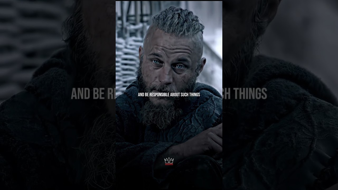 Who told you you should be happy? #ragnarlothbrok #vikings