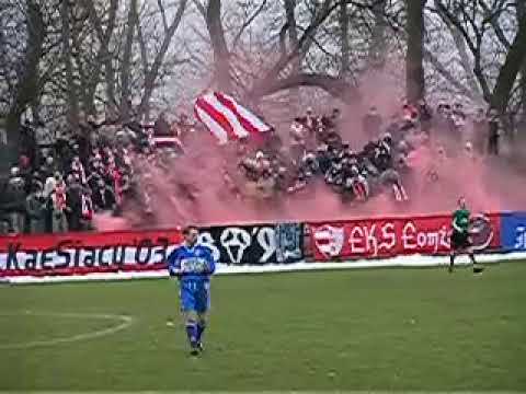 Oprawa #2 meczu ŁKS Łomża - Sparta Augustów (2004)