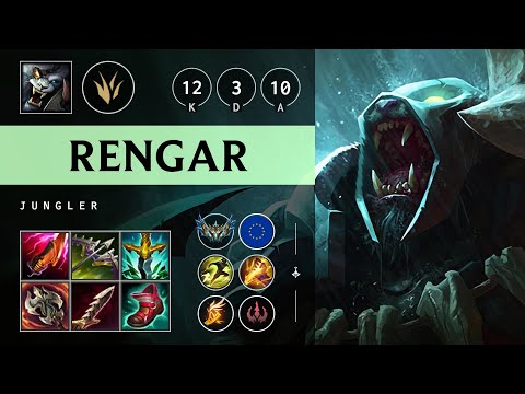 Rengar Jungle vs Nidalee - EUW Challenger Patch 25.13