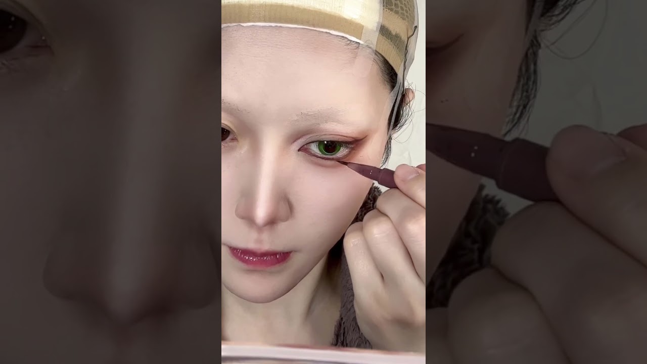 贅沢保湿が主食になりつつある花粉症レイヤーのコスプレメイク #cosplay #genshinimpact #hoyocreators #alhaitham #makeup