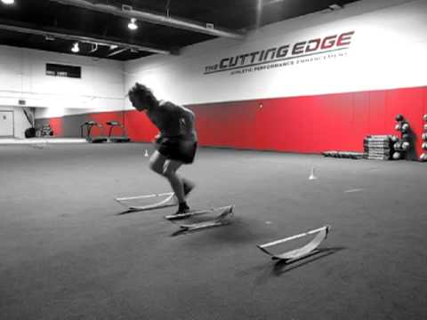 Mark Restelli Hurdle Training with Cutting Edge Sports