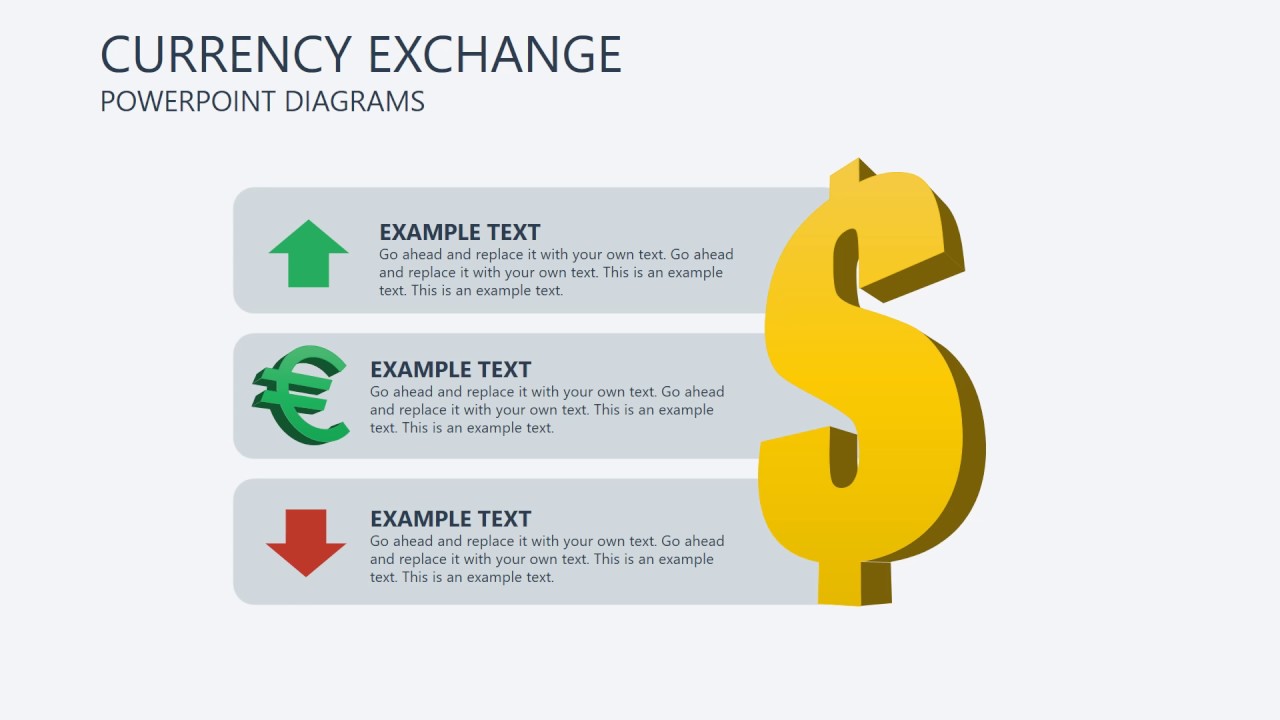 Currency Exchange PowerPoint diagrams