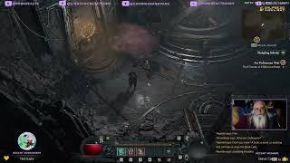diablo IV Beta barb and sorc action