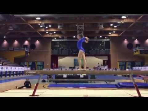 Anna Gentile - trave - Campionato Nazionale CSI 2016