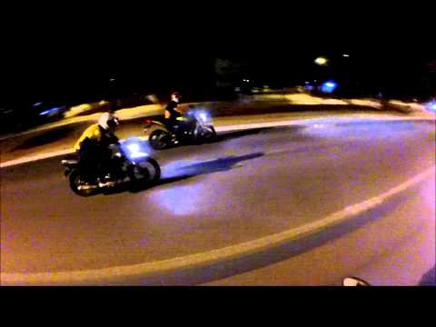 JJ96 POP600RR vs Hornet Cb600F GOPRO HERO XT600