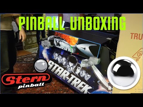 Stern Star Trek pro - pinball unboxing/setup + First Gameplay