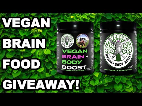 Who Wants Some Free Vegan Brain Food? |  It's Giveaway Time!