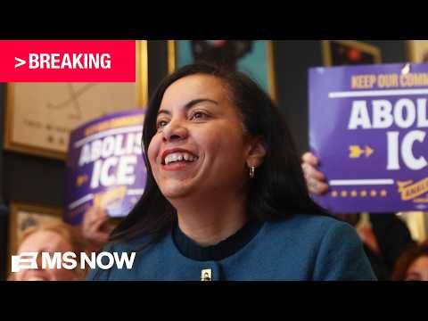 Analilía Mejía joins Chris Hayes after defeating Republican in N.J. special election