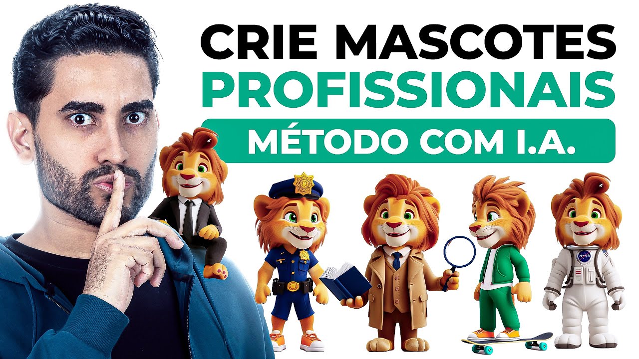 COMO CRIAR MASCOTES 3D PROFISSIONAIS COM MIDJOURNEY (RESULTADOS INSANOS)