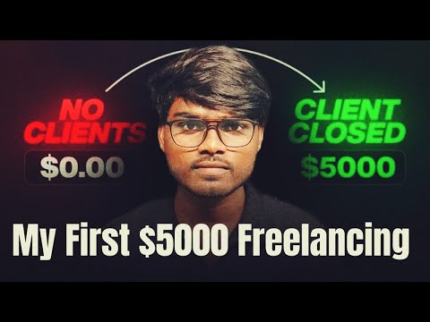 How I Made My First $5000 as a Freelancer (No Skills Needed!)