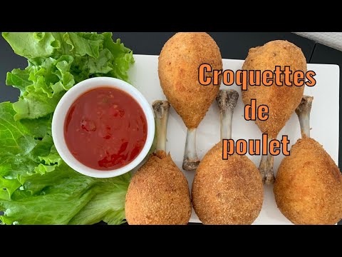 Croquettes de poulet fourrées au fromage