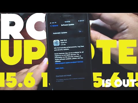 iOS 15.6 RC is OUT
