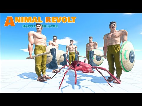 5x CRIXUS THE GAUL vs GIANT INVERTEBRATES UNIT | ANIMAL REVOLT BATTLE SIMULATOR LATEST!