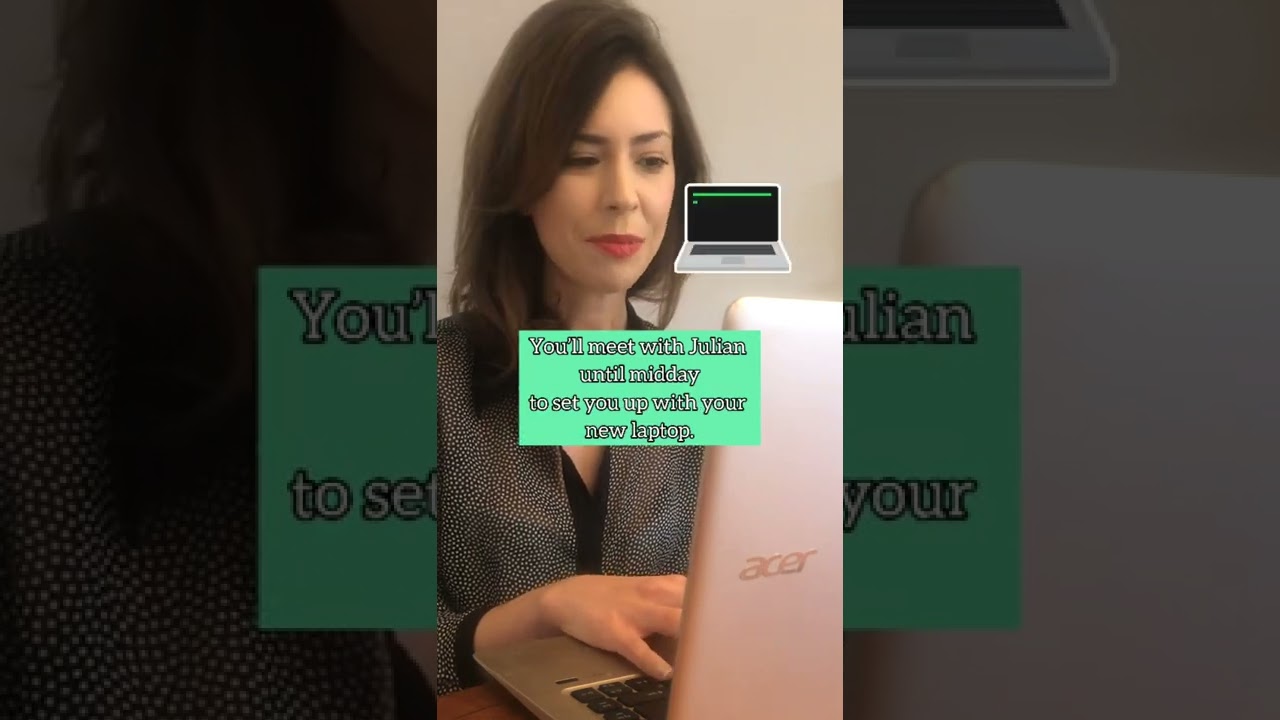 How to welcome new employee via e-mail.
