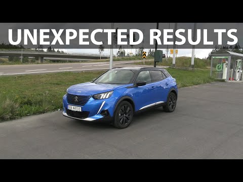 Peugeot e-2008  range test video
