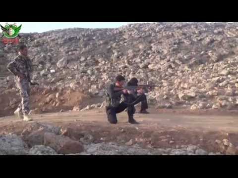 دورة تدريبة لعناصر من الفوج 64 مشاة التابع لفرقة تحرير الشام في الغوطة الغربية في ريف دمشق