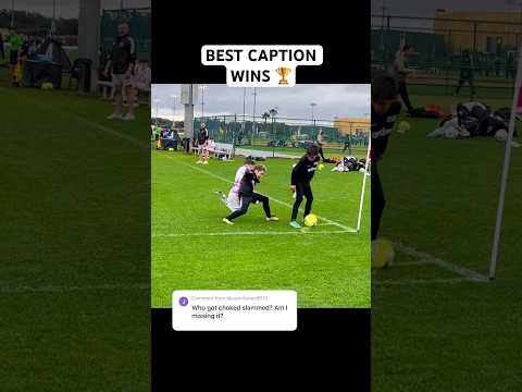 ONE OF OSCAR & GABRIEL’S FIRST GAMES TOGETHER 😂😂 #spike17training #vamos #choke #foul #soccer