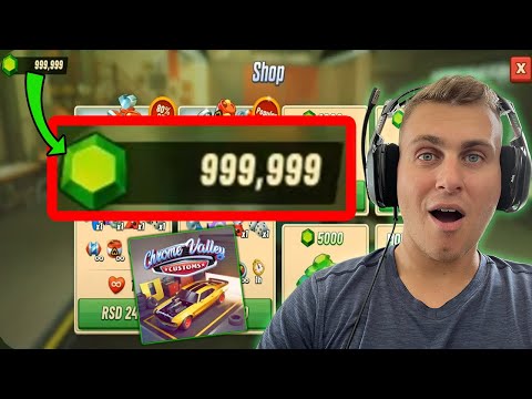 Chrome Valley Customs Hack & MOD APK - 999999 Gems Unlimited Chrome Valley Customs MOD APK