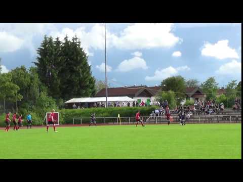 Foul an Patrick Schneider (SV Vogt - SV Reute 04.06.2016)