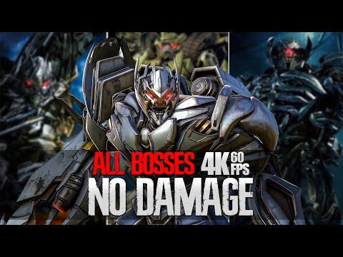 TRANSFORMERS HUMAN ALLIANCE ARCADE ALL BOSSES | SOLO - NO DAMAGE |【4K60ᶠᵖˢ】with CUTSCENES