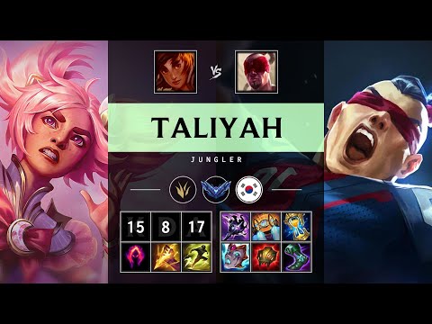 Taliyah Jungle vs Lee Sin - KR Diamond Patch 25.21