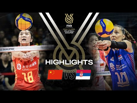 🇨🇳 CHN vs. 🇷🇸 SRB - Highlights | Women's OQT 2023
