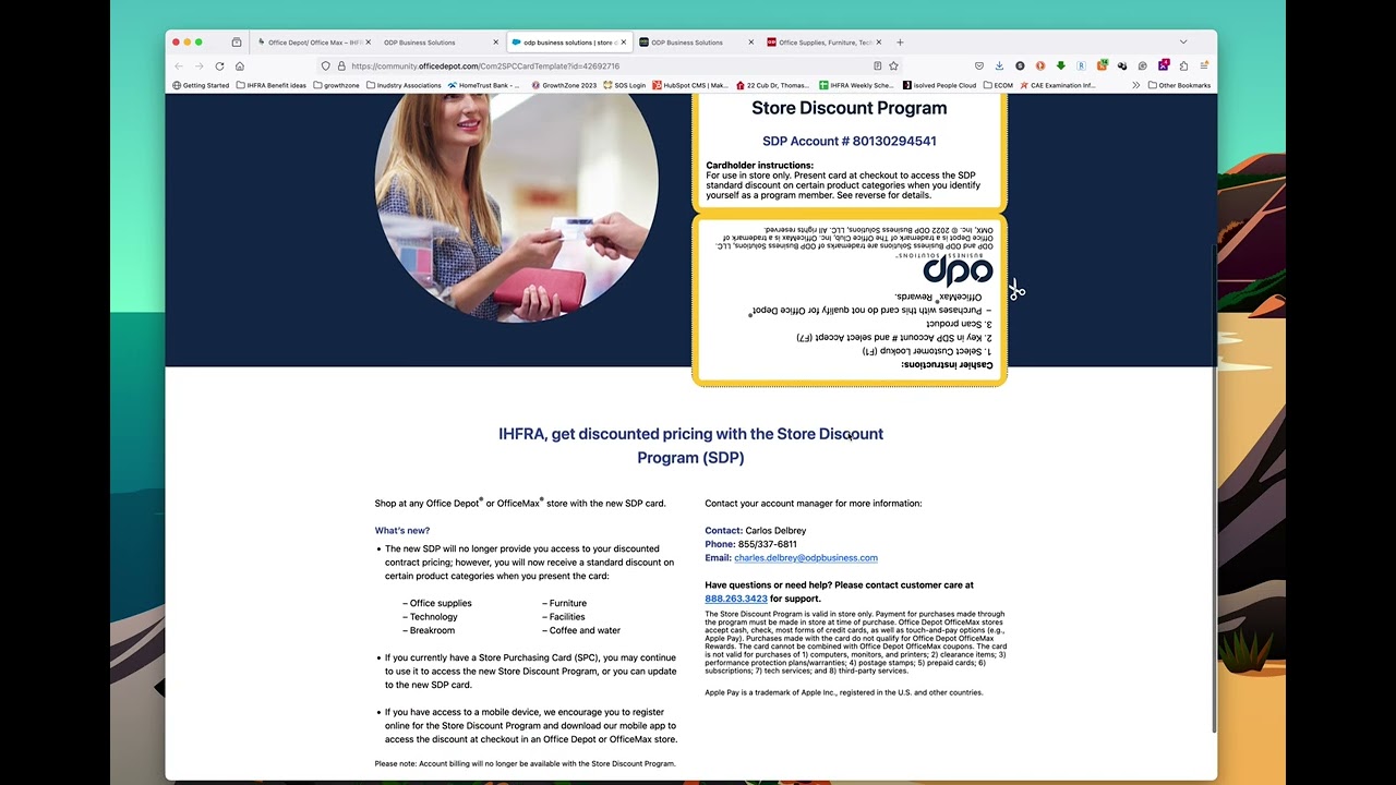 IHFRA's ODP Business Tutorial