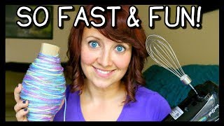 How To Roll Yarn Into A Ball FAST! | Crochet & Knitting Tips! 📍 How To With Kristin
