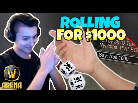 Rolling For a Potential $1000?! CAN WE GET LUCKY PLEASE?! | Pikaboo | WoW Arena