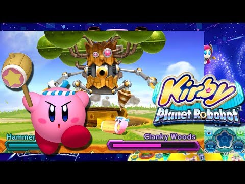 Kirby: Planet Robobot - The Arena (All Bosses - Hammer)